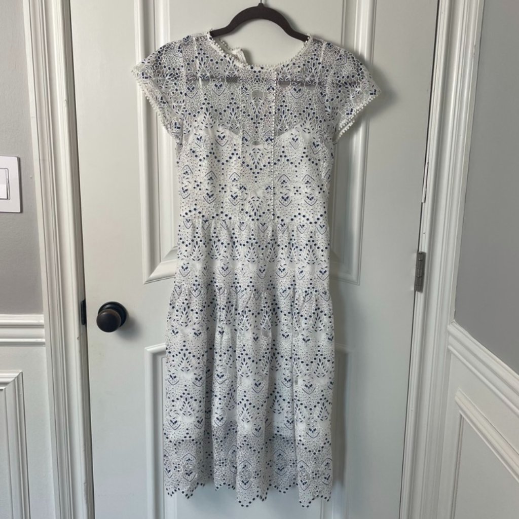 Parker White Lace Dress - Size Xs